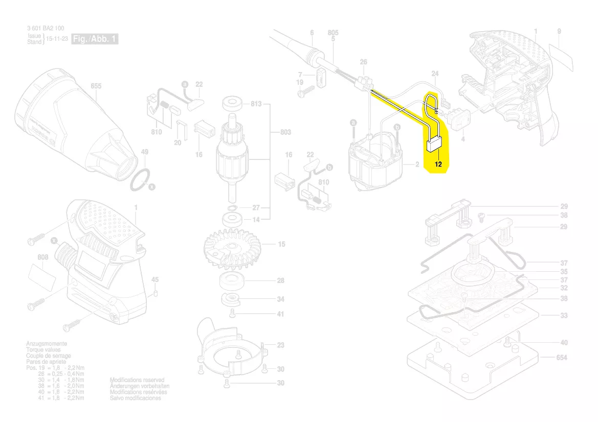 Condensateur antiparasitaire réf. 2 609 120 543 Bosch